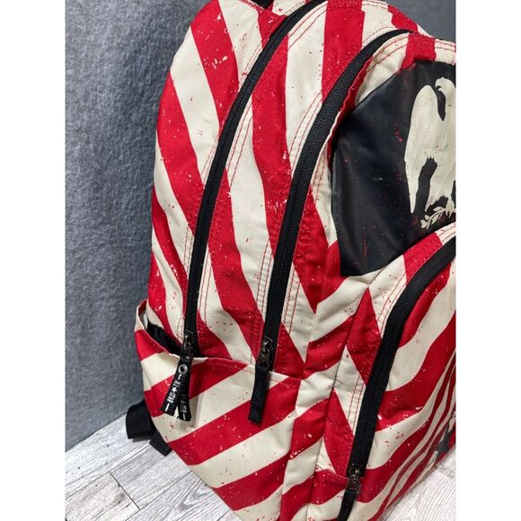 Converse School Bag Zebra Backpack Wide Straps Mens - Picture 5 of 14